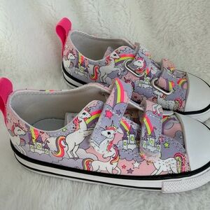 Converse Unicorn Print Kids Sneakers with Pink and White, New in a Box!!!